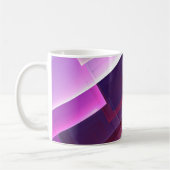 Mug bleu géométrique (Gauche)