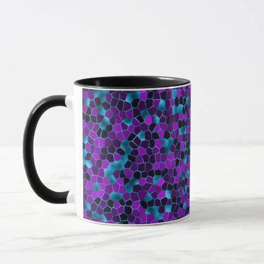 Mug Bleu glacé et violet (Gauche)