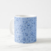 Mug Bleu gouttelettes d'eau (Devant gauche)