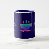 Mug Bleu Gradient Coffee Breve (Centre)