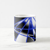 Mug Bleu Gradient Couleur Remplir Mécanique Dessin Mos (Centre)