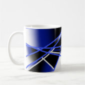 Mug Bleu Gradient Couleur Remplir Mécanique Dessin Mos (Gauche)