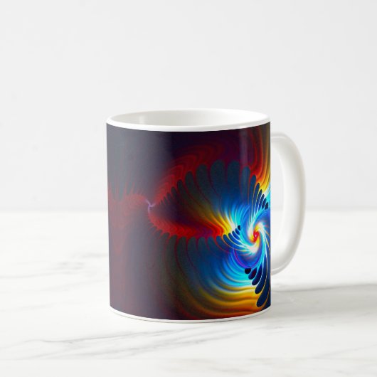 Mug Bleu gravitationnel (Devant droit)