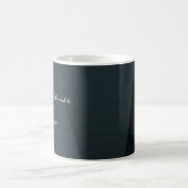 Mug Bleu gris des vagues motif (Centre)