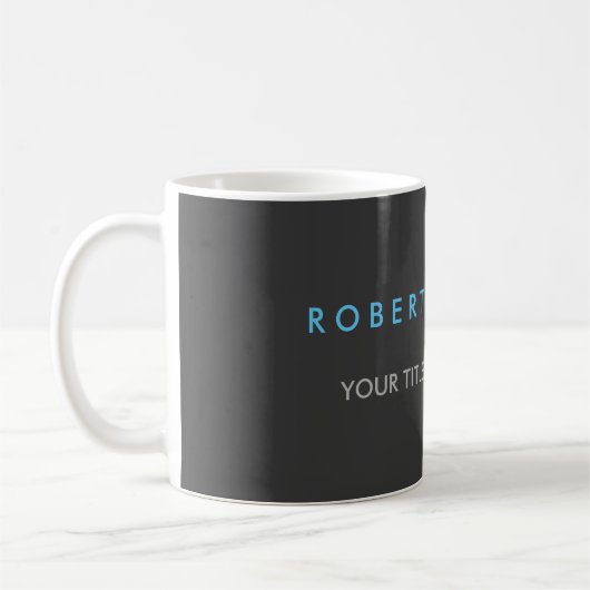 Mug Bleu gris tendance (Gauche)