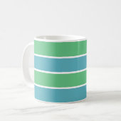 Mug Bleu / Gris vert Nom Musique (Devant gauche)