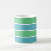 Mug Bleu / Gris vert Nom Musique (Centre)