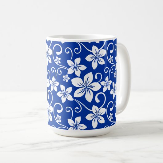 MUG BLEU HAWAII (BLEU ROYAL) (Devant droit)