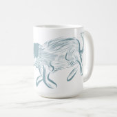 Mug Bleu hélier mug, bestiole, cadeau amoureux des chi (Devant droit)