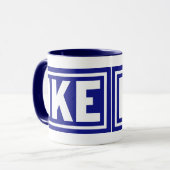 Mug Bleu Ike 1952 (Devant gauche)