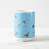 Mug Bleu J'adore Les Canards (Centre)