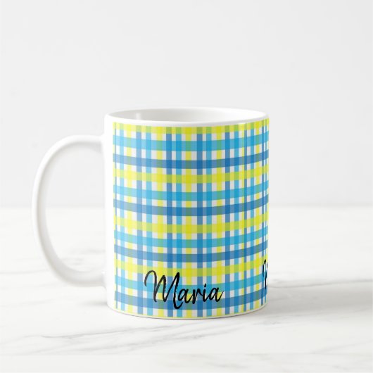 Mug bleu jaune (Gauche)