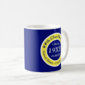 Mug Bleu, Jaune et Blanc, Musique de Réunion de classe (Devant droit)