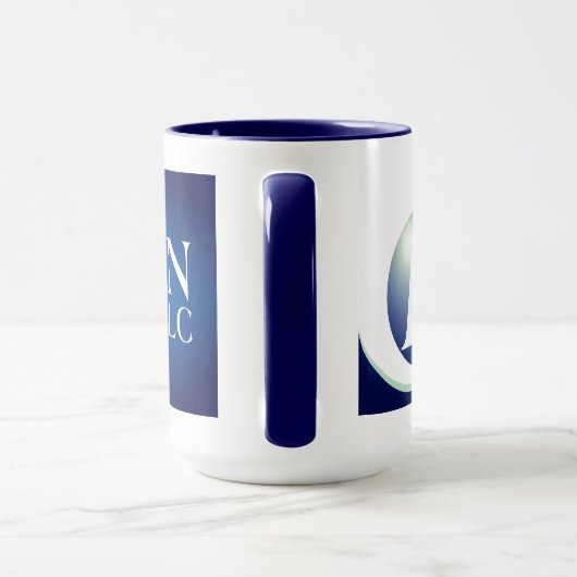 Mug bleu korban de 15 oz (Poignée)
