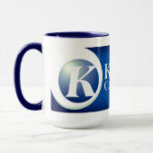 Mug bleu korban de 15 oz (Gauche)