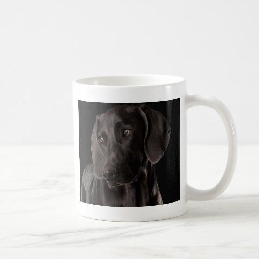 Mug Bleu le Weimaraner (Droite)