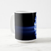 Mug Bleu LED lumières closeuse avec faisceau lumineux (Devant gauche)
