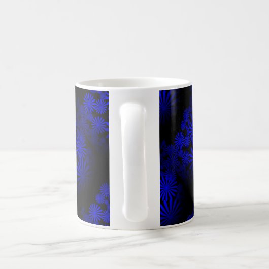 Mug Bleu majestueux (Poignée)