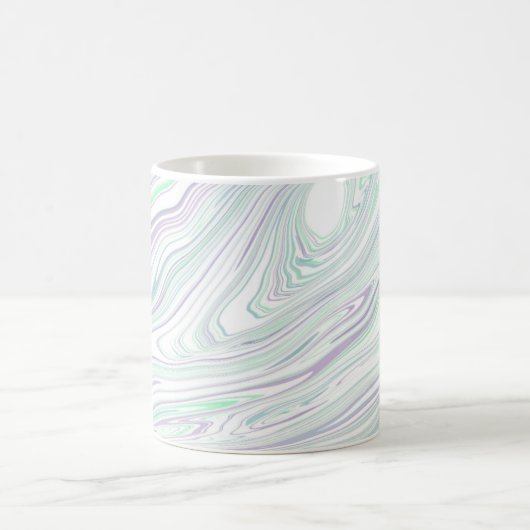 Mug Bleu marbré violet vert blanc (Centre)