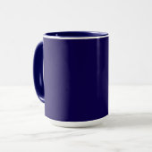 Mug Bleu marine (Devant gauche)