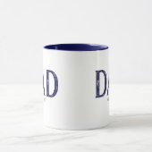 Mug Bleu Marine Année de Création Papa (Centre)