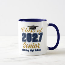 Bleu marine or Class of 2027 Personnalisé