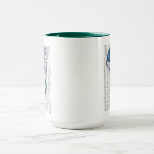 Mug Bleu méduse (Centre)