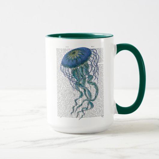 Mug Bleu méduse (Droite)