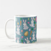 Mug Bleu mignon lapin lapin Motif (Gauche)