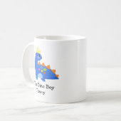 Mug Bleu mignon Le Dino Boy Kids (Devant gauche)