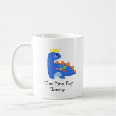 Mug Bleu mignon Le Dino Boy Kids (Gauche)
