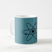 Mug bleu minimaliste (Devant gauche)