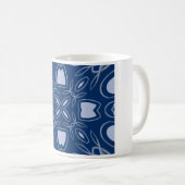 Mug bleu modelé (Devant droit)