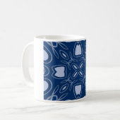 Mug bleu modelé (Devant gauche)