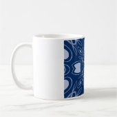 Mug bleu modelé (Gauche)