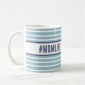 Mug bleu Momlife et blanc (Gauche)