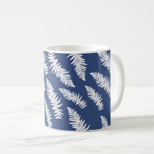 Mug Bleu Motif (Devant droit)