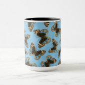 Mug Bleu motif papillon Pansy (Centre)