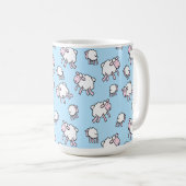 Mug Bleu mouton (Devant droit)
