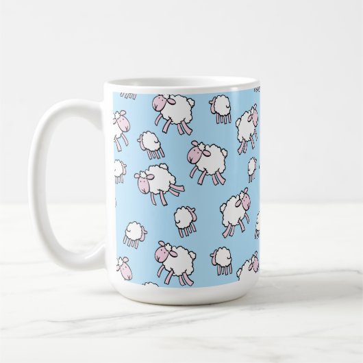 Mug Bleu mouton (Gauche)