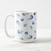Mug Bleu Myrtilles Fruit   (Gauche)