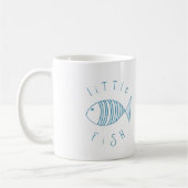 Mug Bleu Nautique Petit Poisson  (Gauche)