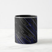 Mug Bleu noir marbré (Centre)