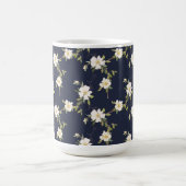 Mug Bleu Nuit Blanc Floral (Centre)