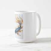 Mug bleu océan (Devant droit)