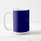 Mug Bleu Or Couleurs Classique Professionnel Simple (Gauche)