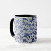 Mug Bleu papillon (Devant gauche)