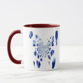 Mug Bleu Papillon ailes (Gauche)