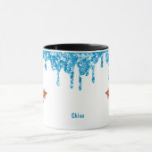 Mug Bleu Parties scintillant Drivers Snowman Face Holi (Centre)