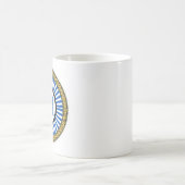 Mug - Bleu - Personnalisé - Ajouter Initial (Centre)